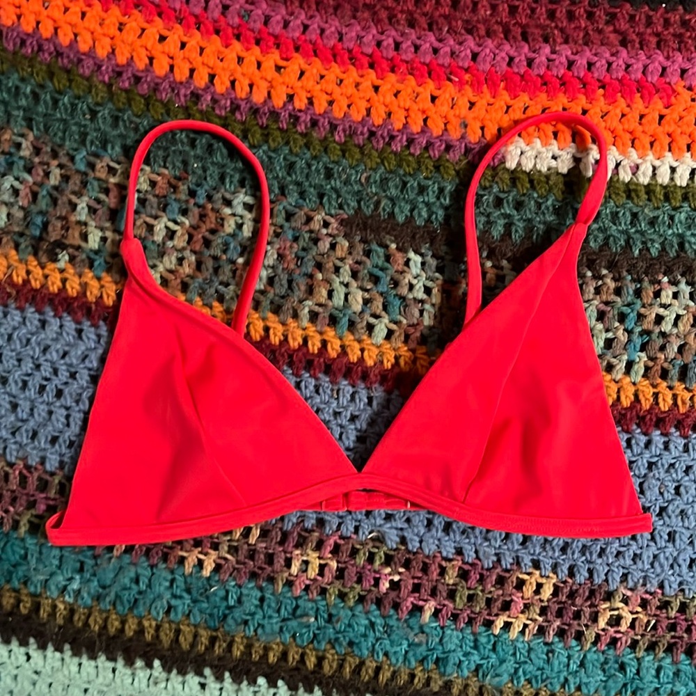 parade triangle bikini top